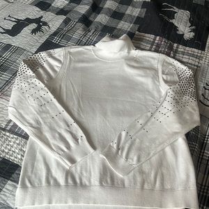 Per se cream turtleneck sweater